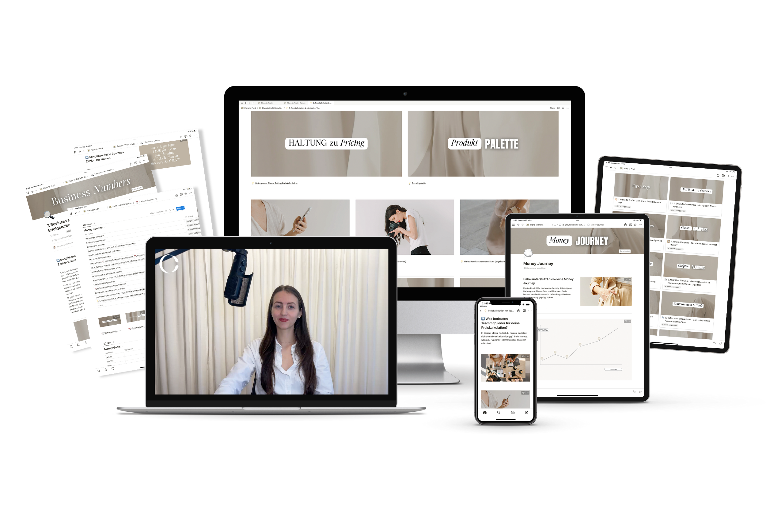 BIG Mockup 2025 - PtP Plans to Profit Chiara Bachmann Mockup vom Business Finanzen Programm Plans to Profit von Chiara Bachmann